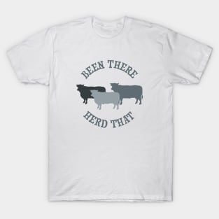 Funny Cow Pun for Ranchers and Farmers T-Shirt